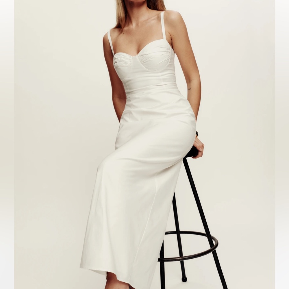 Reformation White Maxi Dress